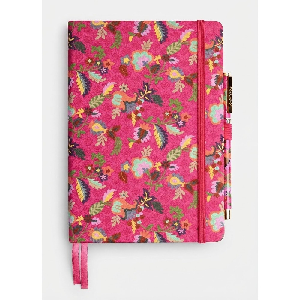 Johnny Was Verney Journal Pen Set Floral H47625-3 New Multicolor School Work